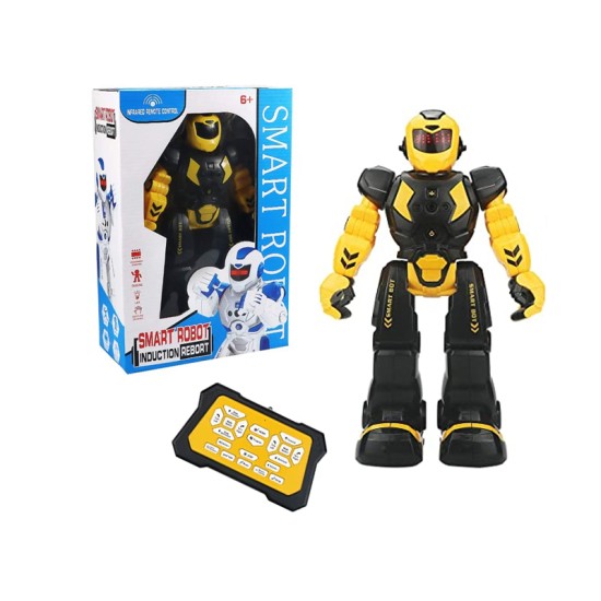 ZHONGYI SMART ROBOT 822 WITH INFRARED REMOTE CONTROL YELLOW ZHONGYI SMART ROBOT 822 WITH INFRARED REMOTE CONTROL YELLOW